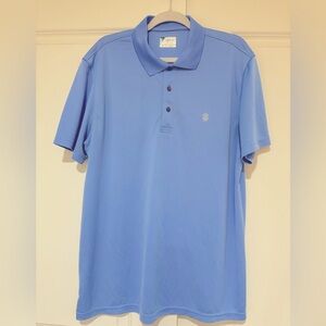 IZOD Mens Blue Golf Shirt Size XL Short Sleeve like new